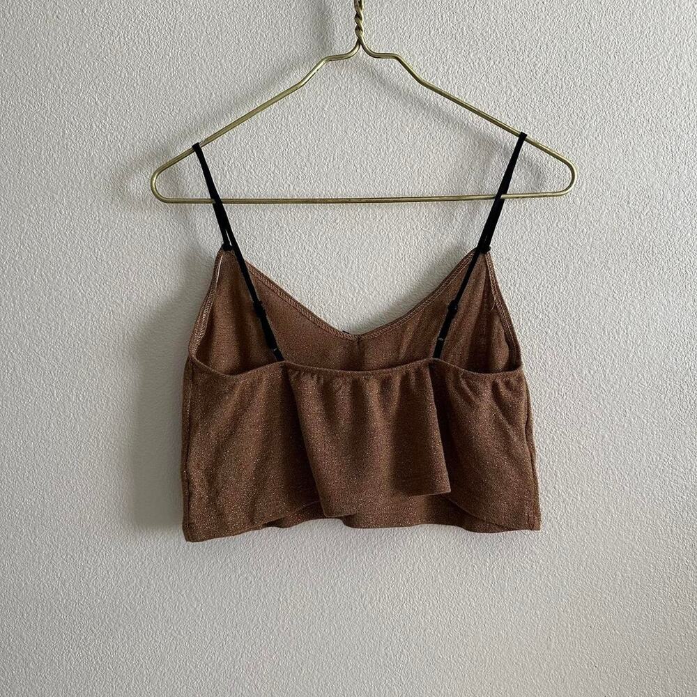Handmade brown black gold camisole - Picture 5 of 8